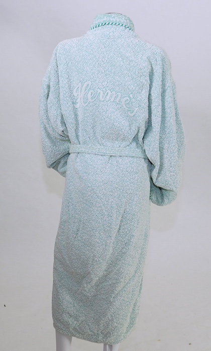 A Hermes bathrobe, with original box, size XL